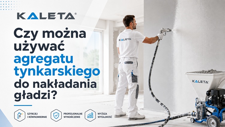 Czy można używać agregatu tynkarskiego do nakładania gładzi?